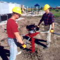 Two Man Gasoline Powered Post Hole Diggers